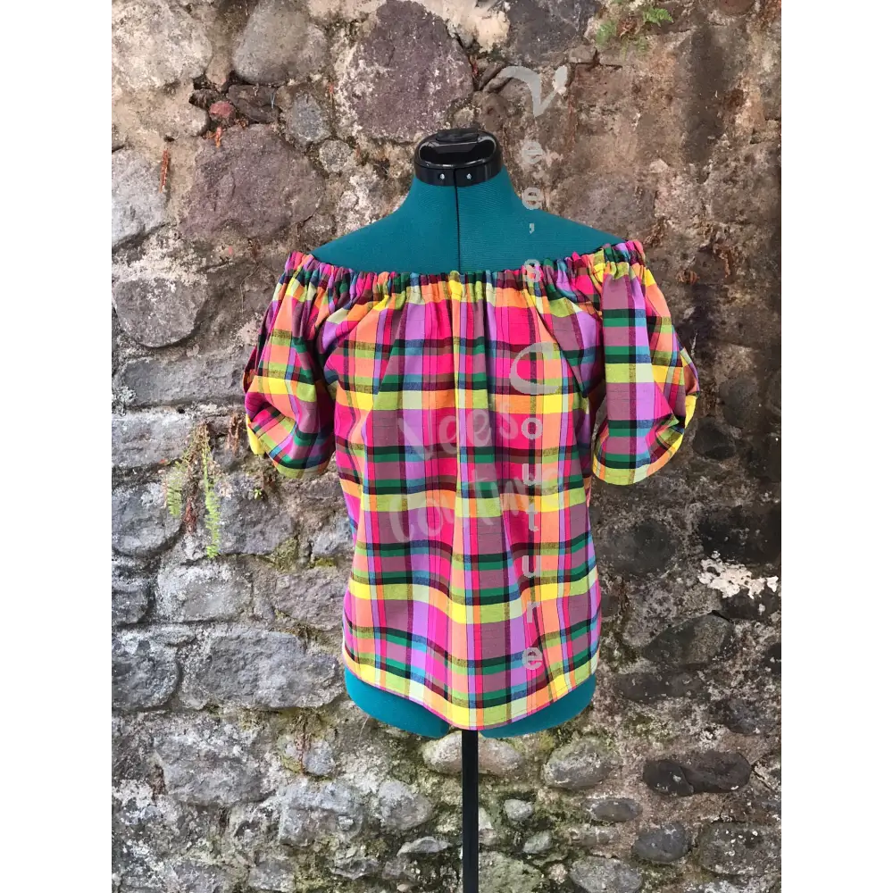 Off-Shoulder Creole Blouse Cb6